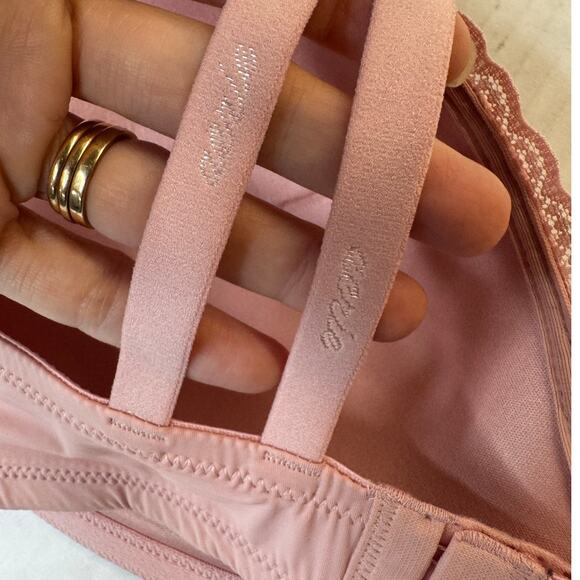 Aerie Real Happy Wireless Bra Size 36D Slumber Party NWT Lightly Lined Lace Trim - Picture 6 of 10